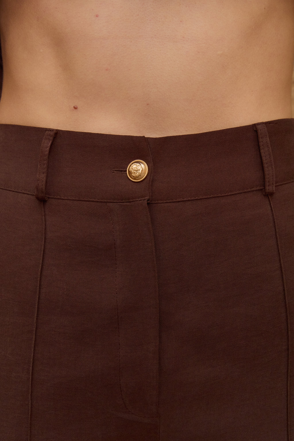 The Chocolate Brown Tailored Two-Piece Set