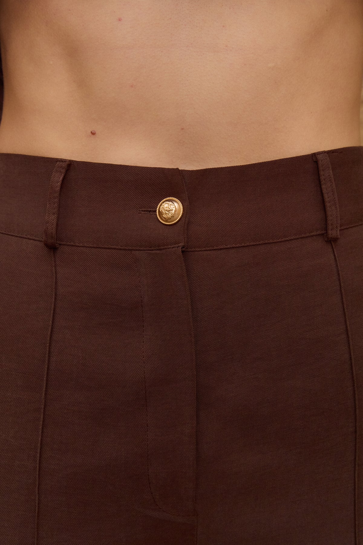 The Chocolate Brown Tailored Two-Piece Set