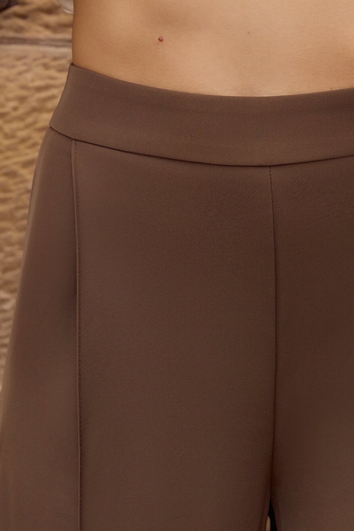 The Mocha Wide Leg Trousers