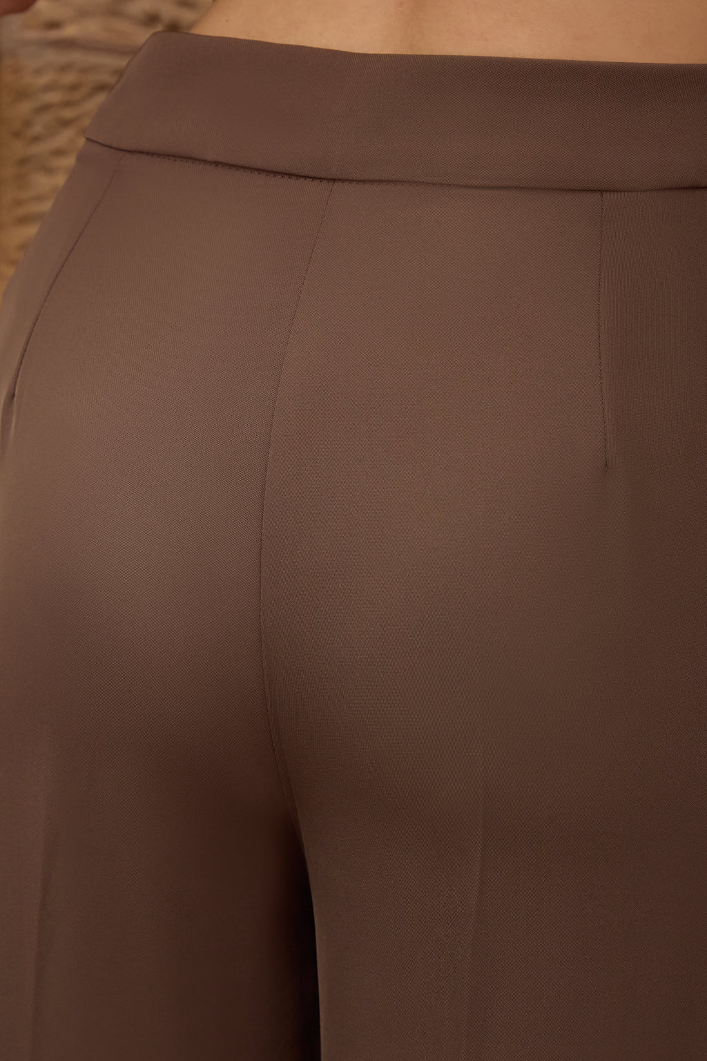 The Mocha Wide Leg Trousers